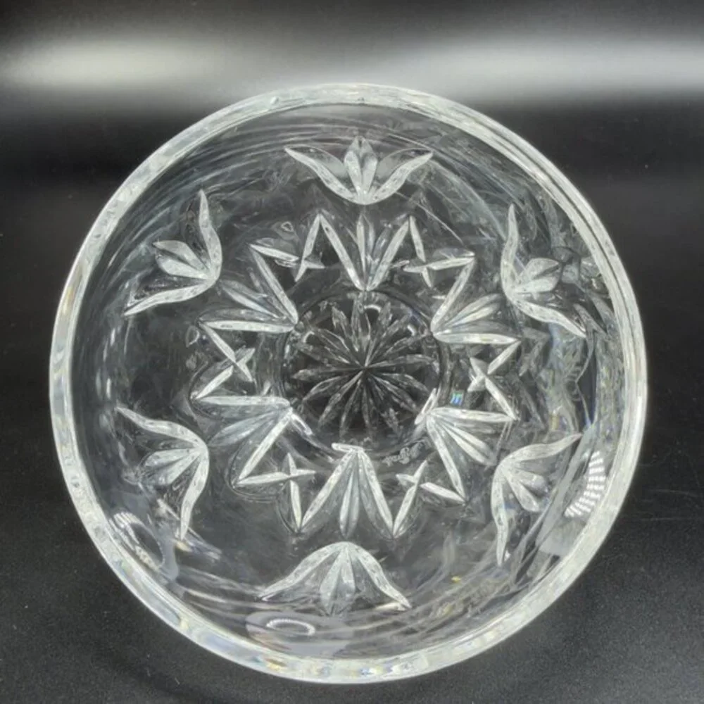 Waterford‎ Clear Crystal Thank You Vanity Bowl Dish Tulips Condiment Dish Holder